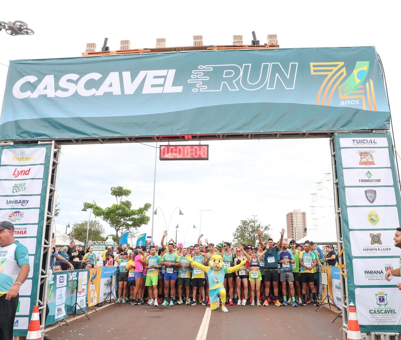 Cascavel Run 75 anos terá corrida kids e cãominhada para até 6 mil pessoas