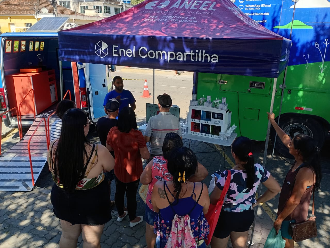 Enel promove ações gratuitas em Piratininga, Badu e Ilha da Conceição