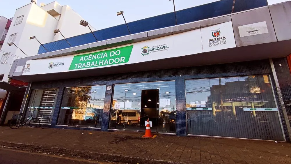 Agência do Trabalhador de Cascavel reúne mais de 1,5 mil vagas nesta sexta