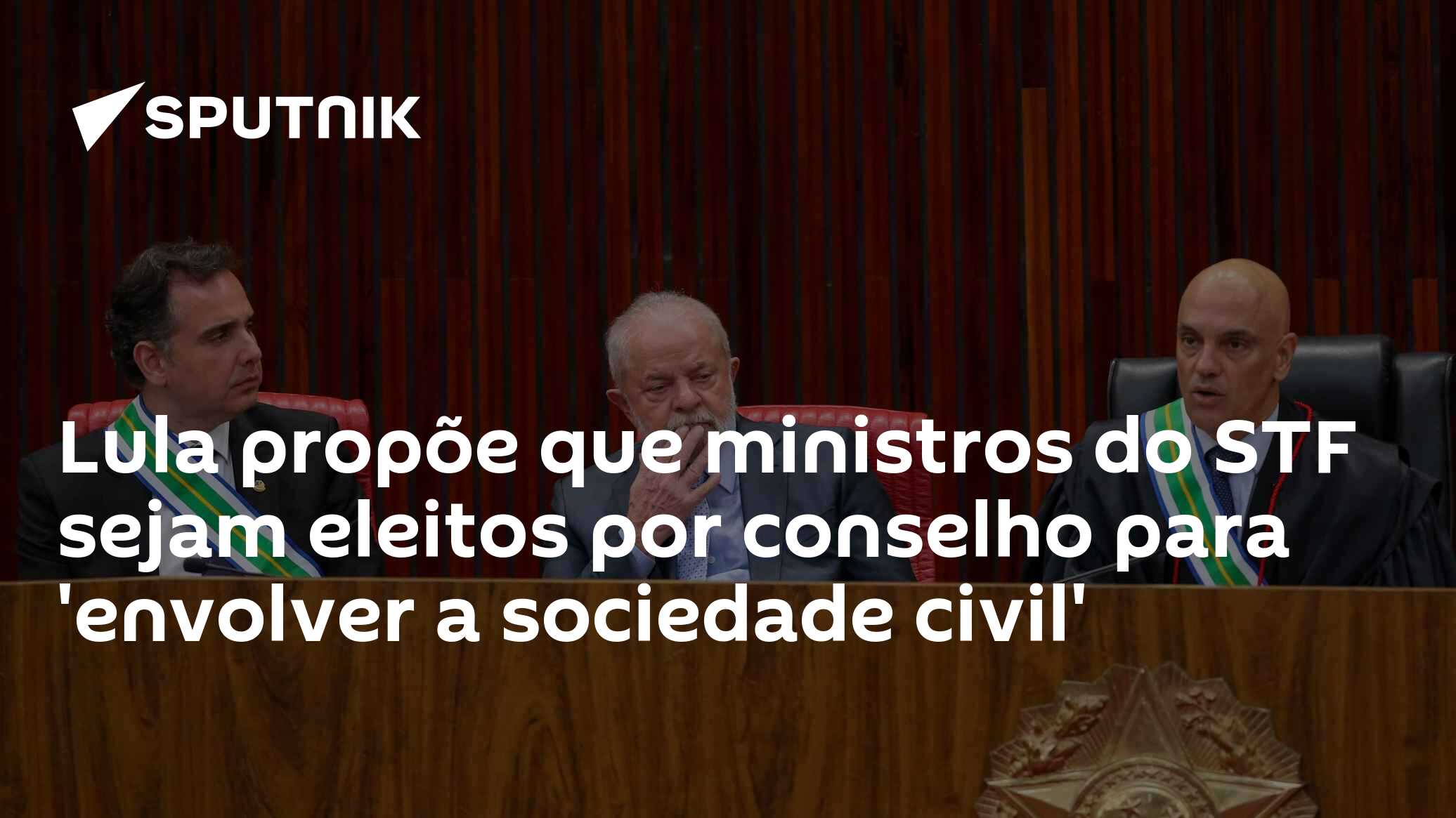 Lula sugere conselho para escolher ministros do STF
