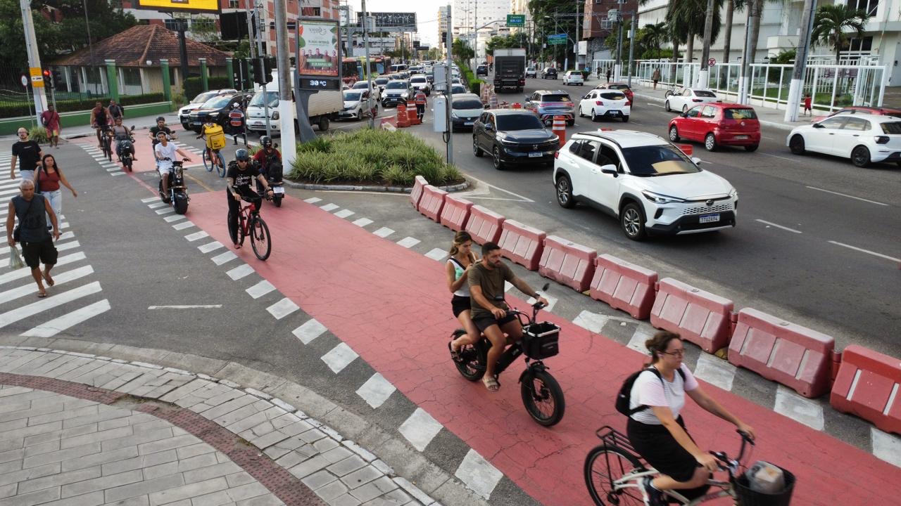 Ciclovia da Marquês do Paraná supera 8 mil bicicletas em um dia