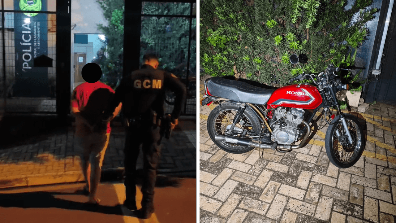 GCM detém jovem de 19 anos após fuga em motocicleta em Rio Preto