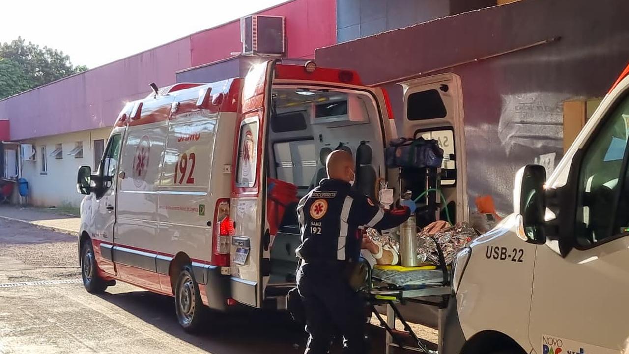 Motoboy ferido em acidente em Corbélia é transferido ao HUOP, em Cascavel
