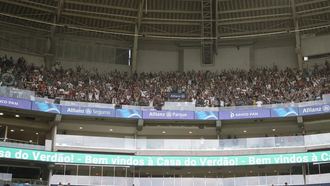 Torcida do Palmeiras repercute possível presença de 4 mil tricolores no Nubank Parque