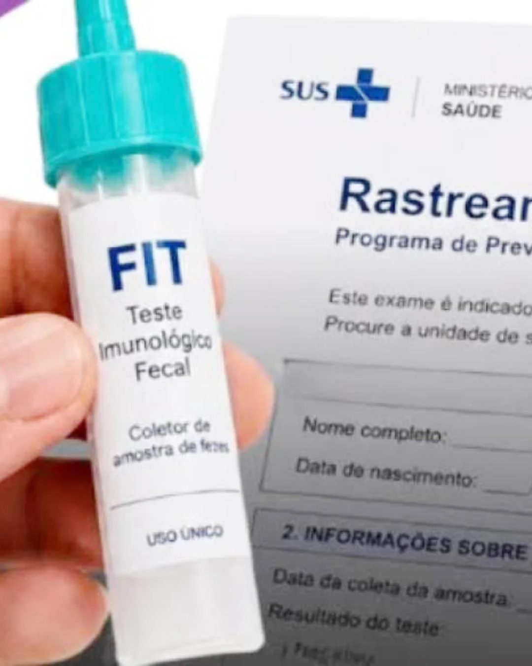 SUS passa a oferecer teste para rastrear câncer colorretal; Araucária aguarda orientações