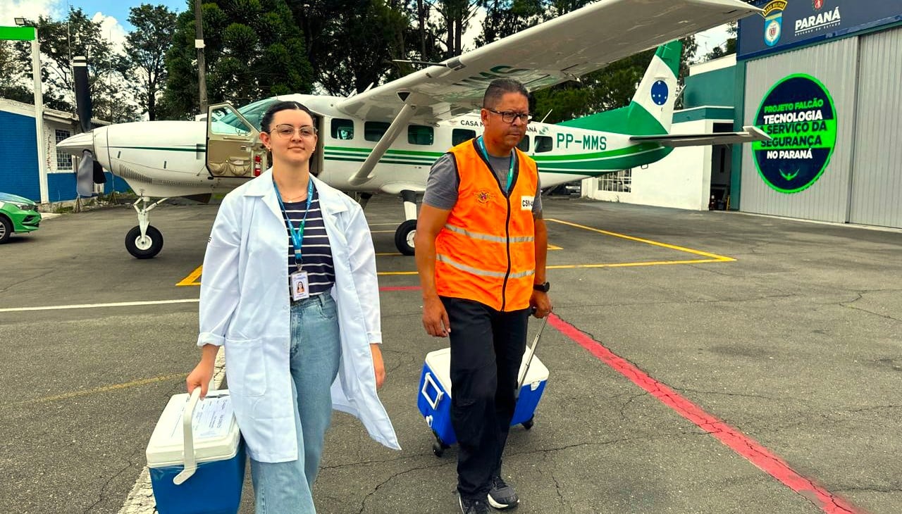 Aeroportos da Grande Curitiba ampliam apoio ao transporte de órgãos