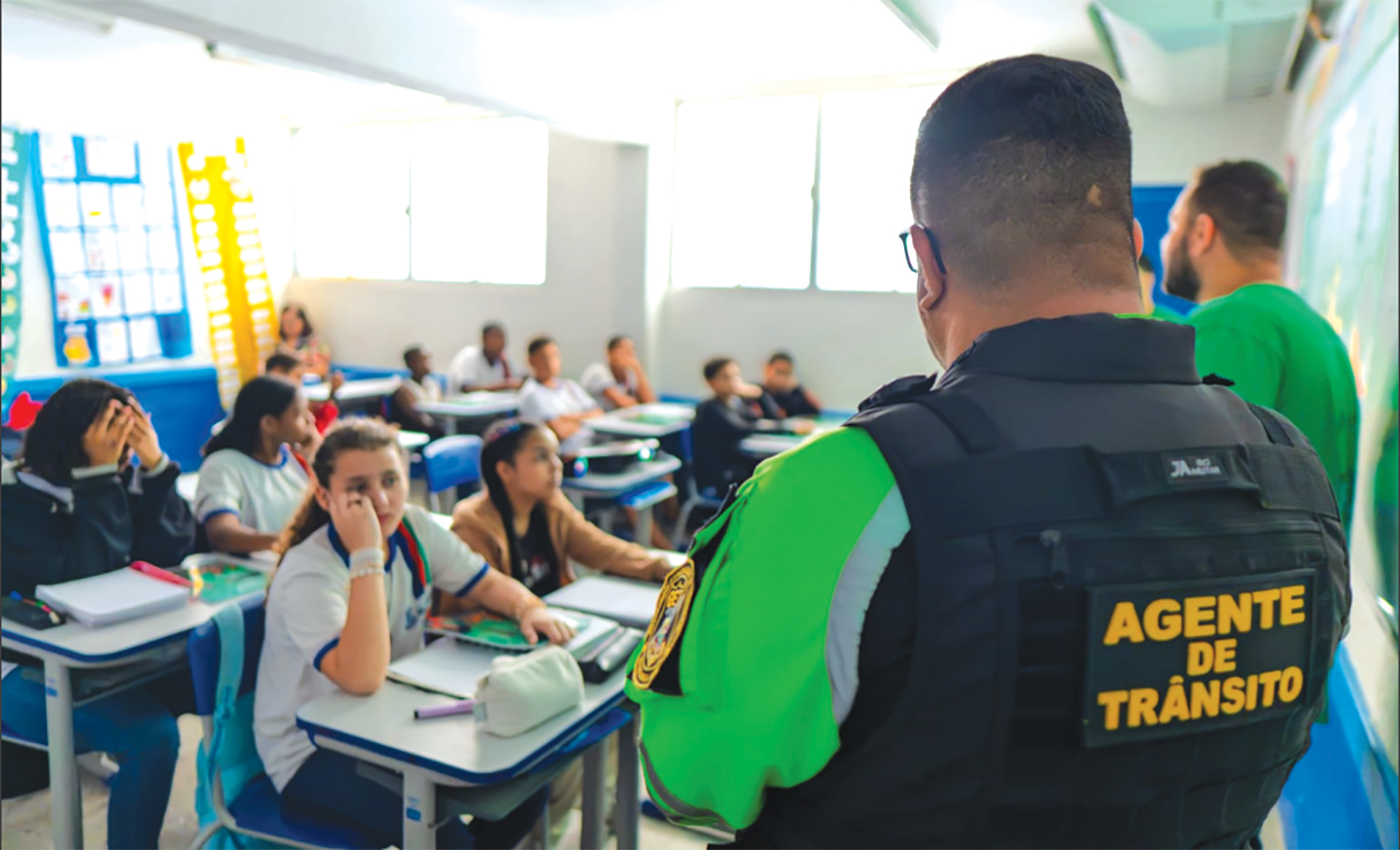 Alunos de Nilópolis participam de aulas sobre atenção no trânsito