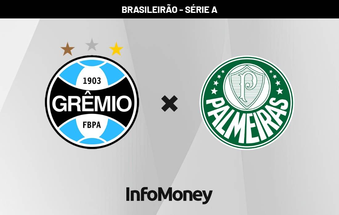 Grêmio x Palmeiras: onde assistir ao jogo pelo Brasileirão
