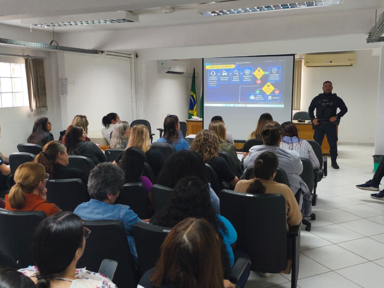 Guarda Municipal apresenta fluxo de atendimento à rede de proteção em Pontal