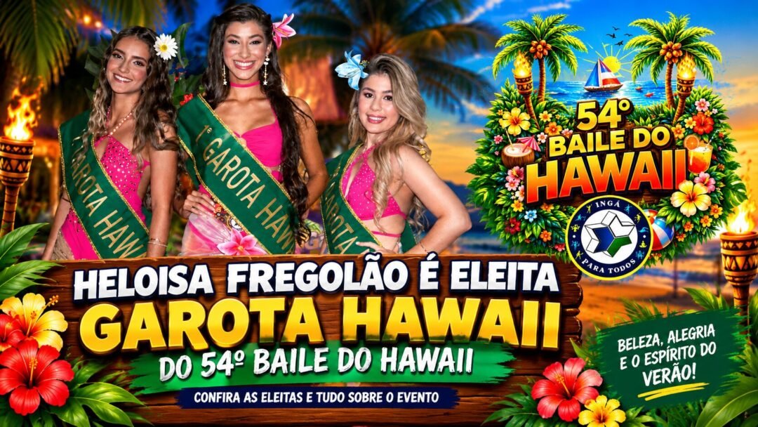 Heloisa Fregolão é eleita Garota Hawaii em desfile de Andirá