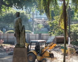 ION inicia reurbanização da Praça Getúlio Vargas, em Icaraí