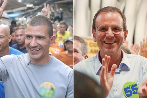 Douglas Ruas lidera disputa pelo governo do Rio com 56,91% das urnas apuradas