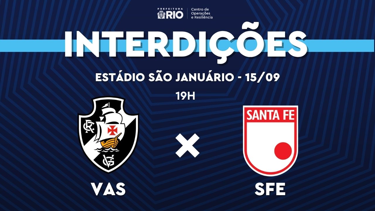 São Januário terá interdições para jogo da Sul-Americana nesta terça-feira