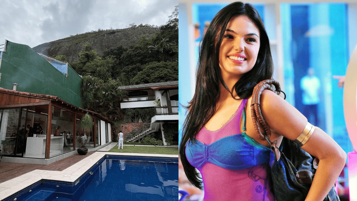 Isis Valverde recebe amigos em nova mansão no Itanhangá, no Rio