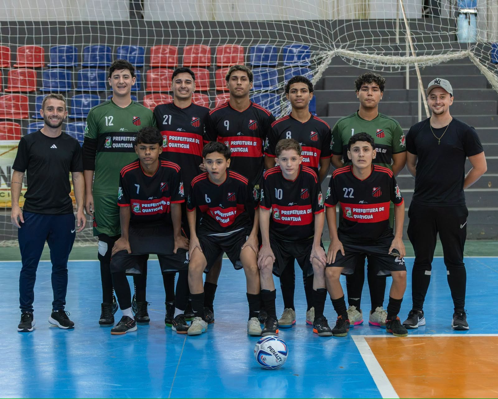 Sub-15 de Quatiguá avança à semifinal da Copa Norte de Futsal