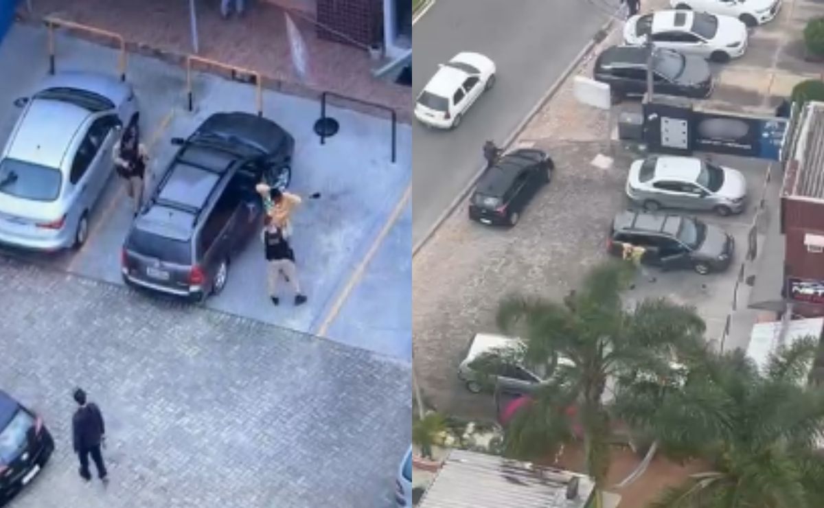 Helicóptero localiza carro furtado e dois homens são presos na RMC