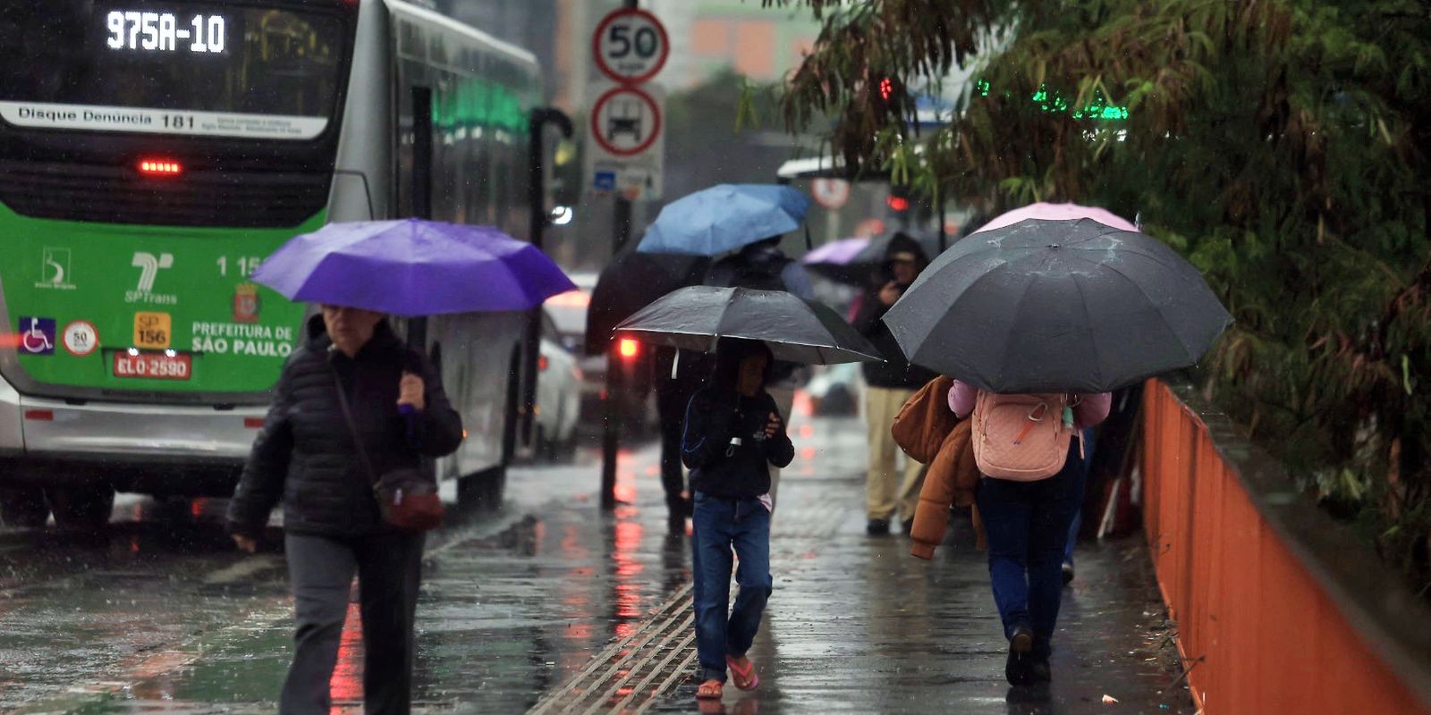 Sudeste pode registrar até 100 mm de chuva nesta quarta-feira
