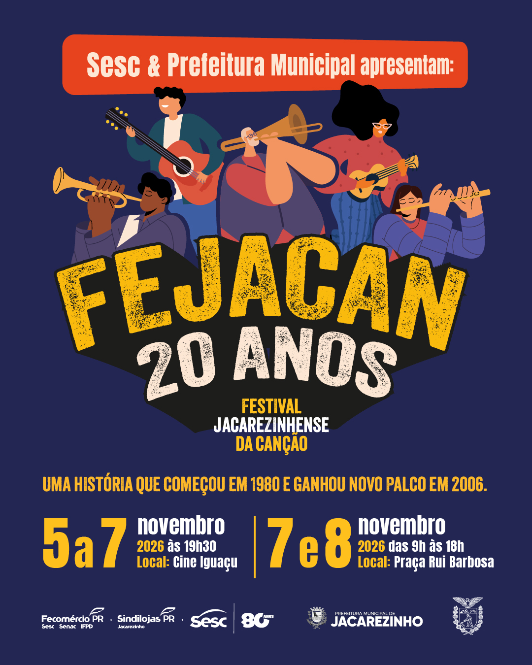 Fejacan terá programação ampliada em Jacarezinho de 4 a 8 de novembro