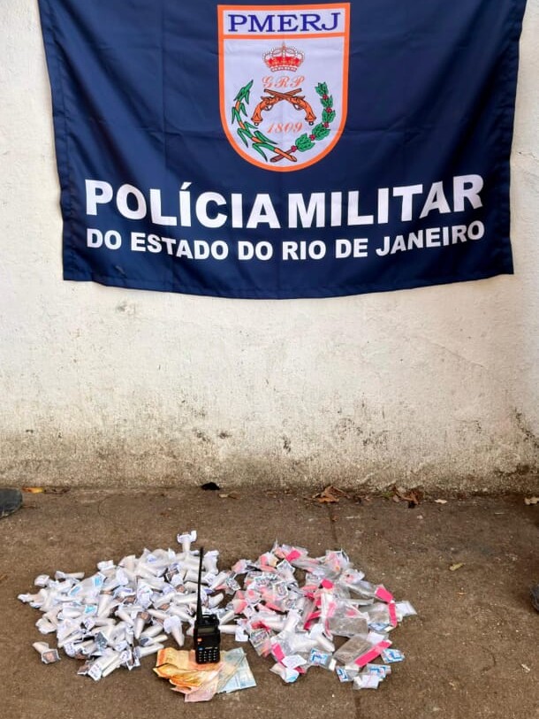 Três homens são presos com drogas em ação da PM no Monan, em Niterói