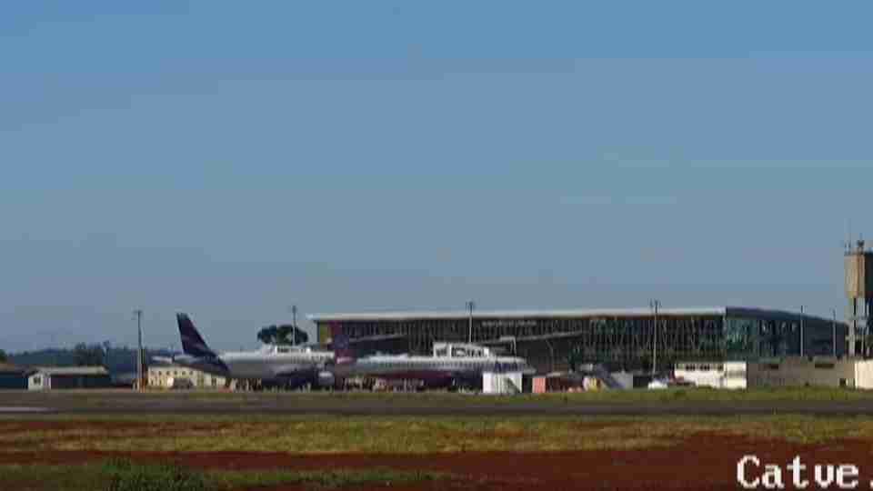Aeroporto de Cascavel opera normalmente nesta quarta-feira (2)