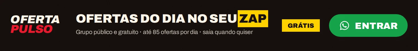 OfertaPulso: as ofertas do dia no seu WhatsApp. Grupo publico e gratuito, saia quando quiser.