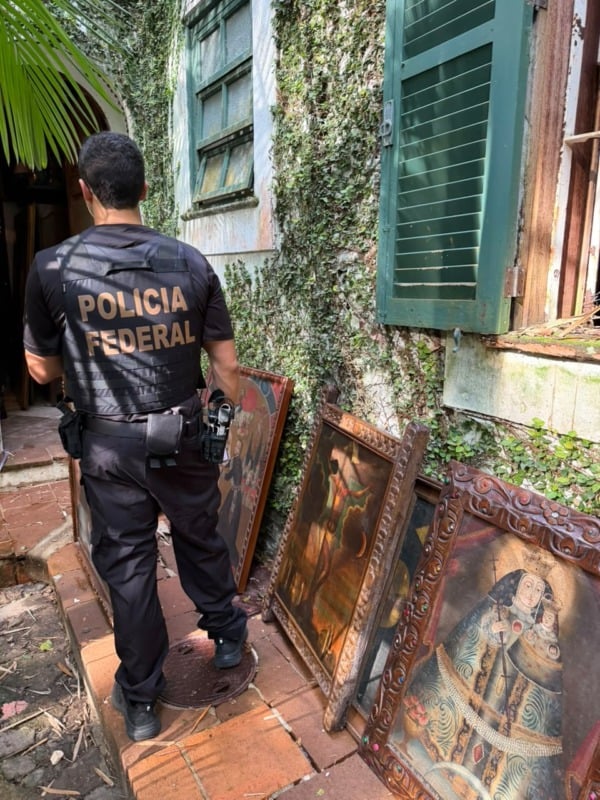 PF investiga venda ilegal de pintura peruana do século XVII no Rio