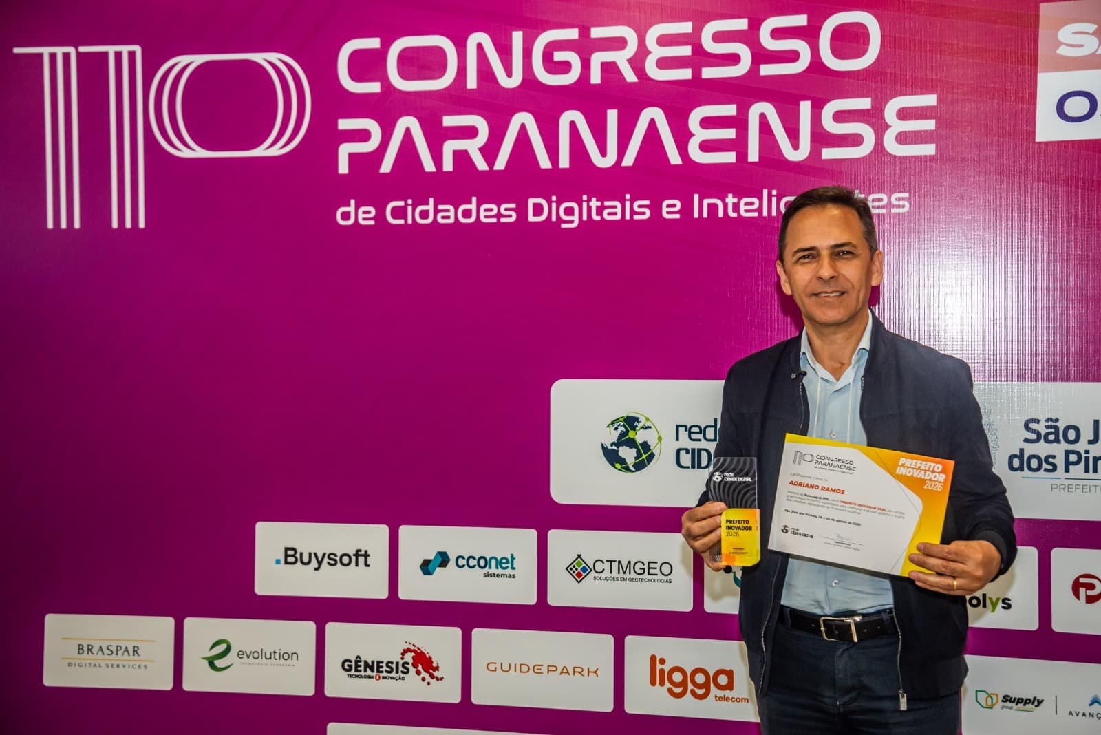 Paranaguá recebe Prêmio Gestor Inovador pelo segundo ano consecutivo
