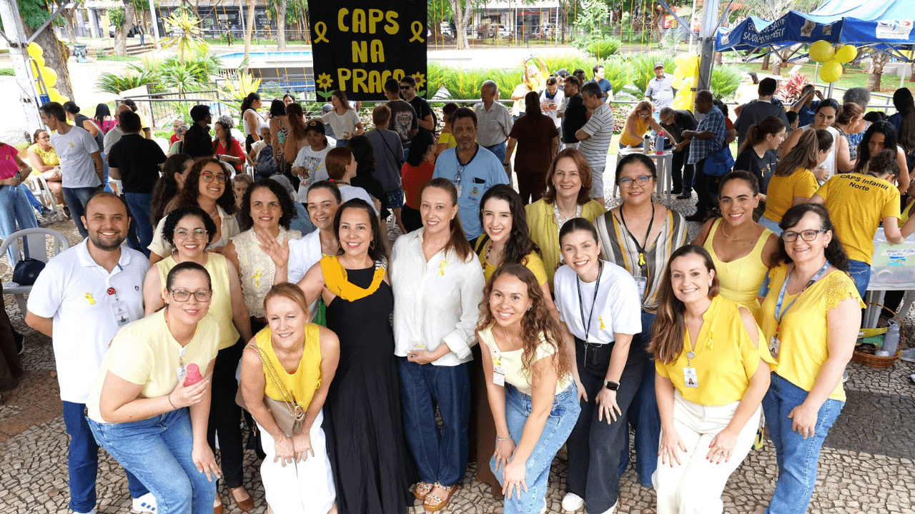 Rio Preto encerra Setembro Amarelo com ação na Praça Rui Barbosa