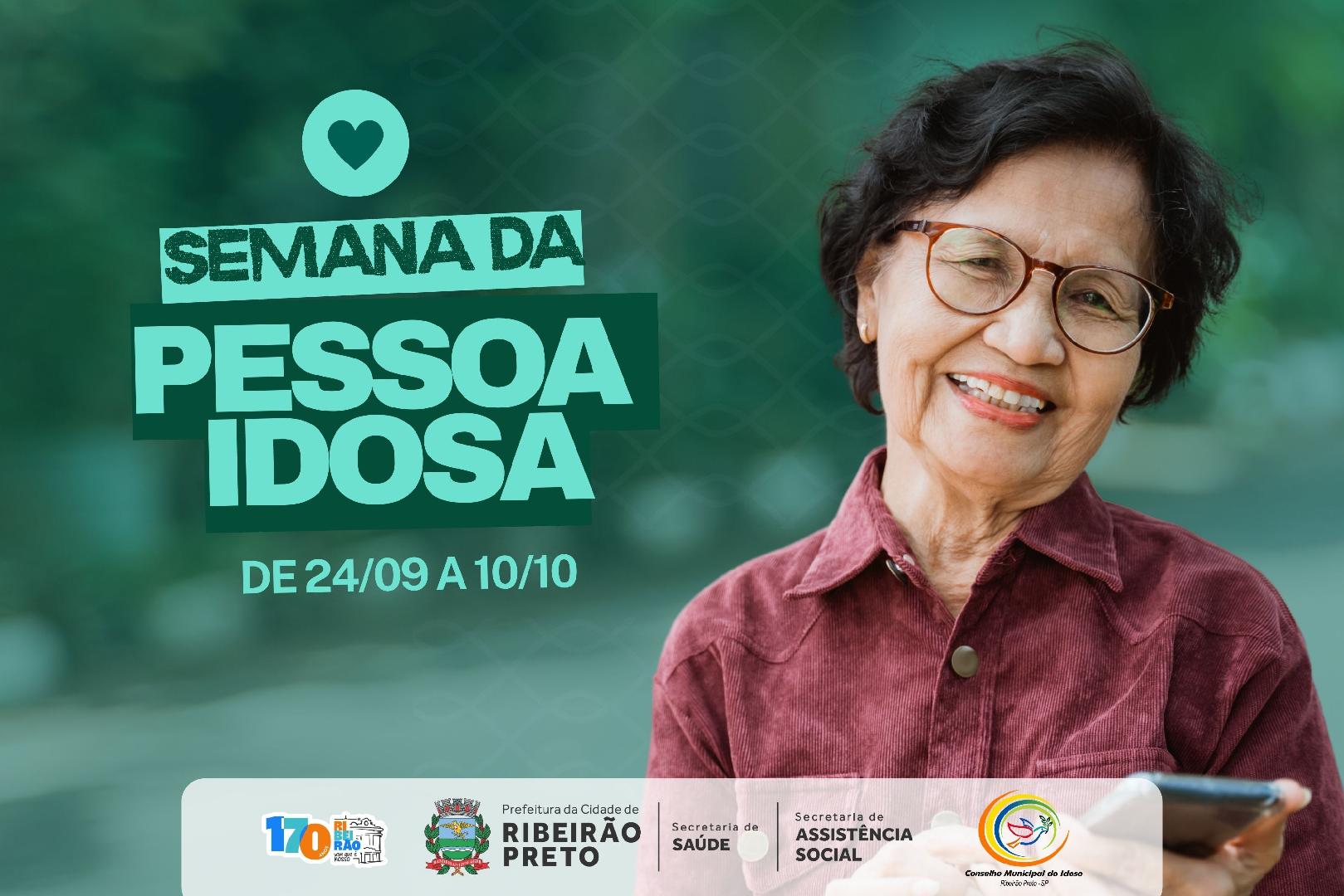 Ribeirão Preto terá Semana da Pessoa Idosa com ações de saúde e cultura