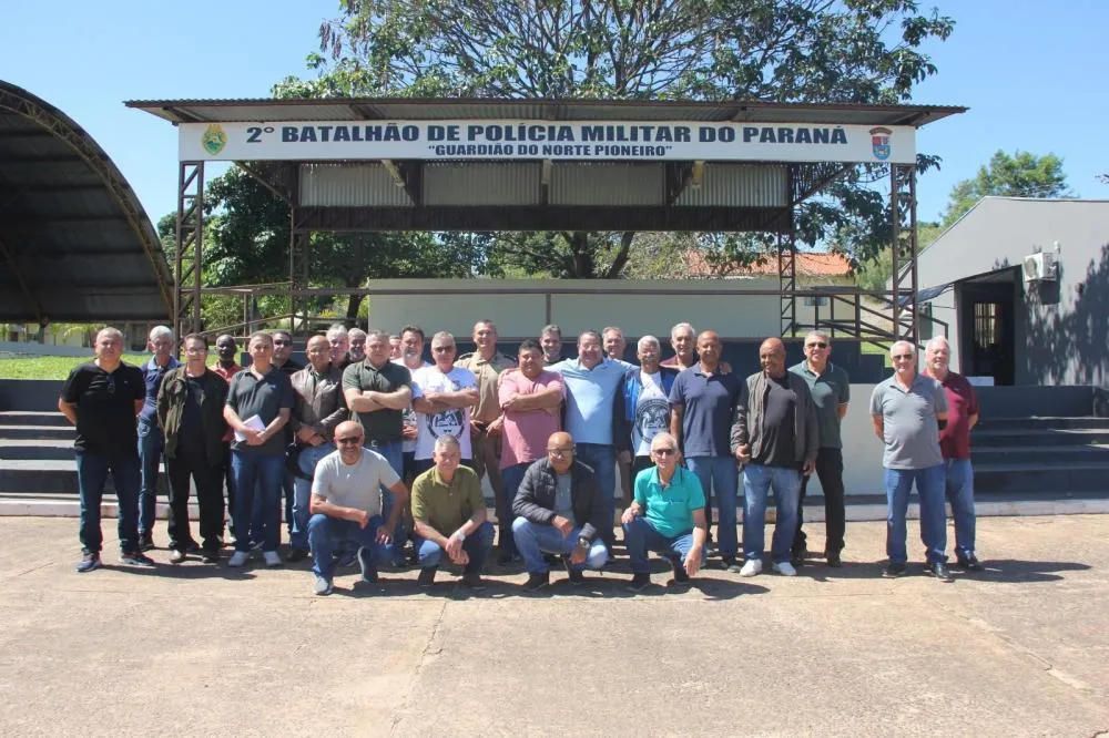 2º BPM reúne veteranos da PMPR em evento realizado em Jacarezinho