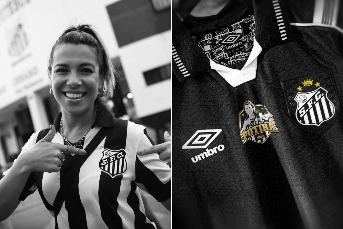 Torcedores do Santos pedem homenagem a Naty Potira na terceira camisa