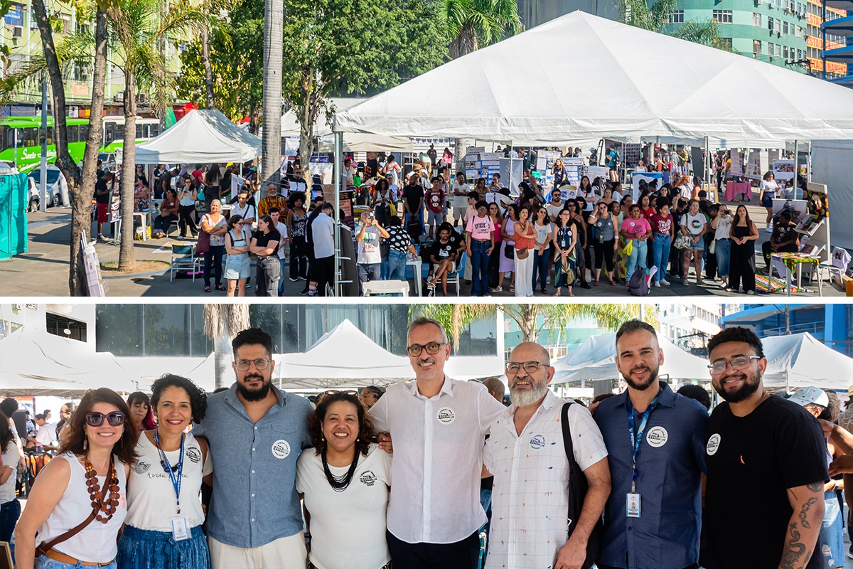Uerj apresenta projetos à população na Praça do Pacificador, em Caxias