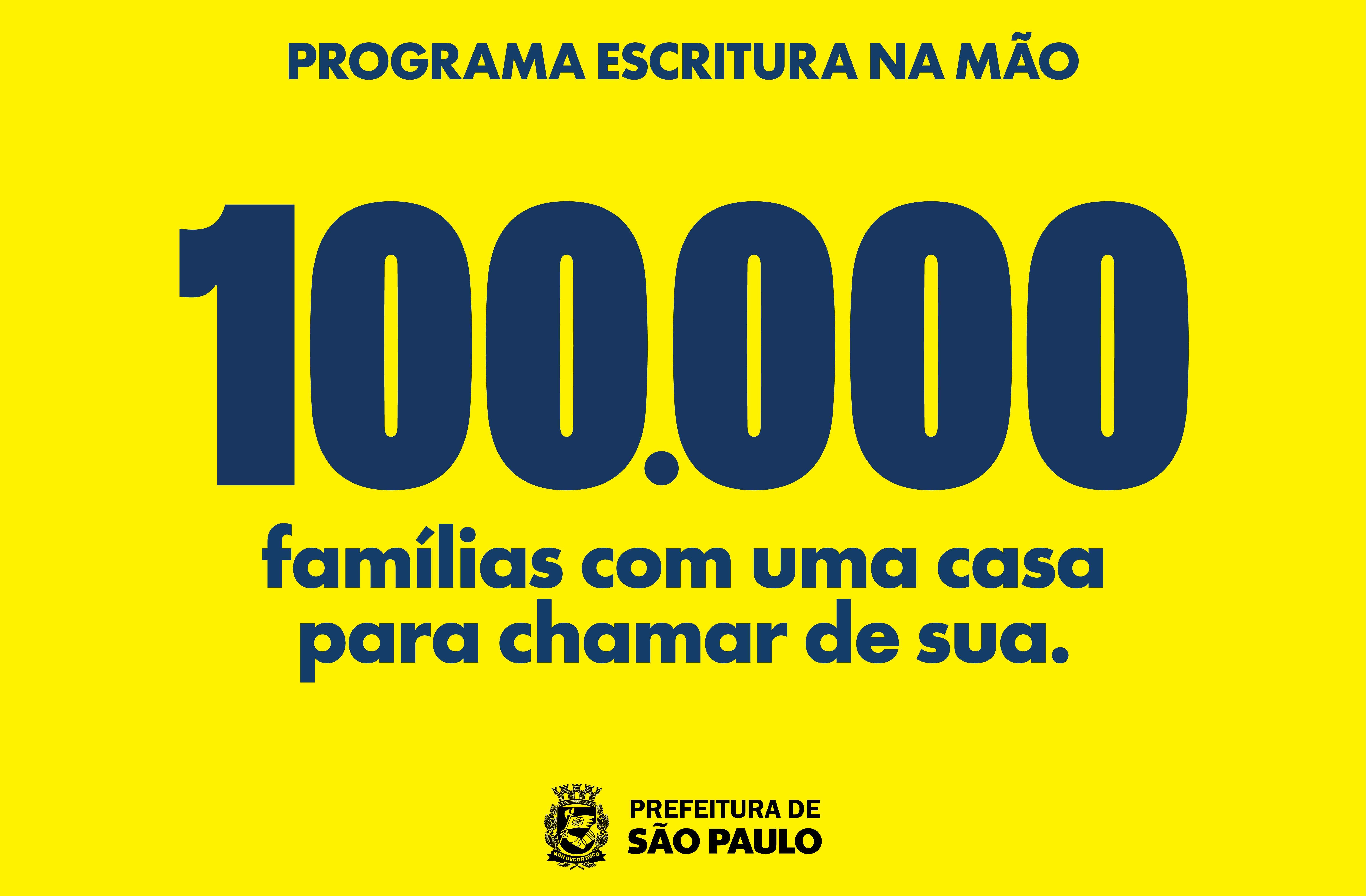 Prefeitura de SP entrega 100 mil escrituras gratuitas desde 2021