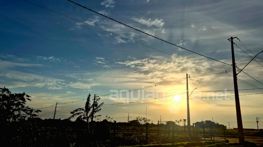 Cascavel terá quarta-feira ensolarada e sem chuva, com máxima de 25°C