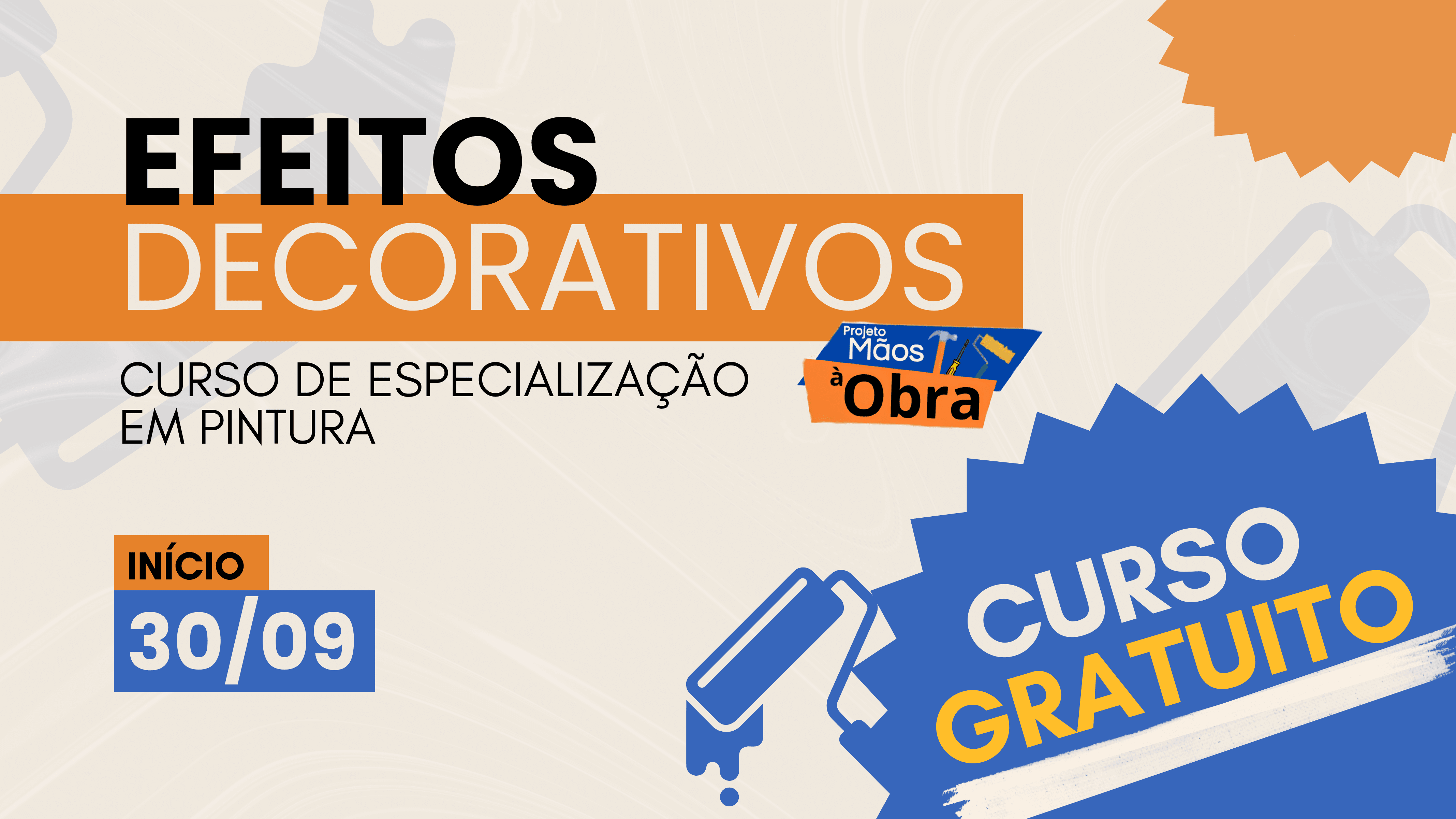 Fundo Social de Rio Preto abre curso gratuito de pintura decorativa