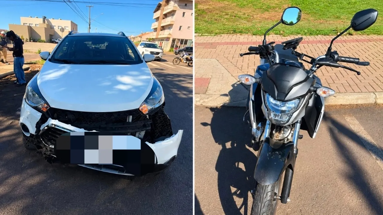 Duas mulheres ficam feridas em acidente no Bairro Maria Luiza, em Cascavel