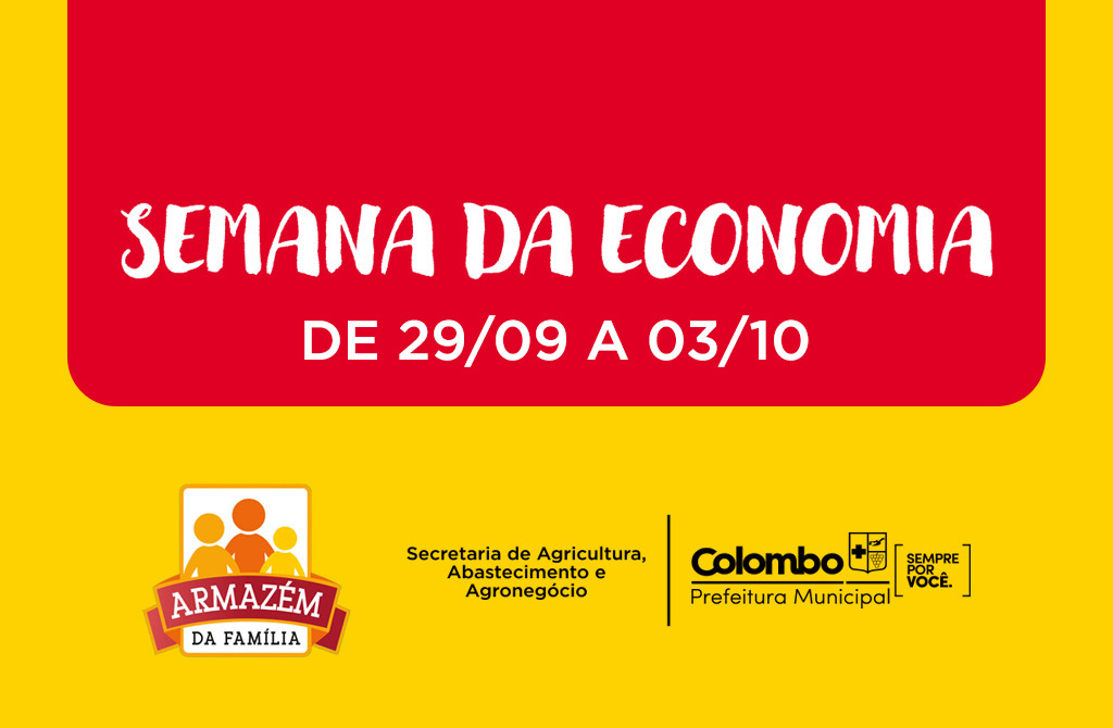 Semana da Economia oferece descontos no Armazém da Família de Colombo
