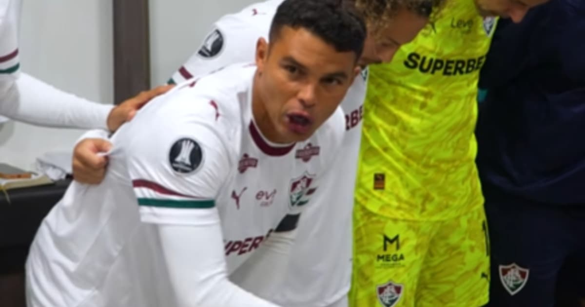 Thiago Silva lidera discurso do Fluminense antes de avanço na Libertadores