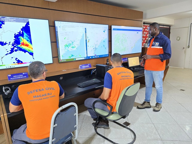 Defesa Civil prevê pancadas de chuva em Macaé até domingo