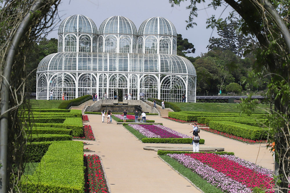 Jardim Botânico de Curitiba tem entrada gratuita e funciona todos os dias