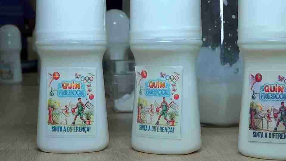 Alunos de escola de Cascavel criam desodorante com dois ingredientes