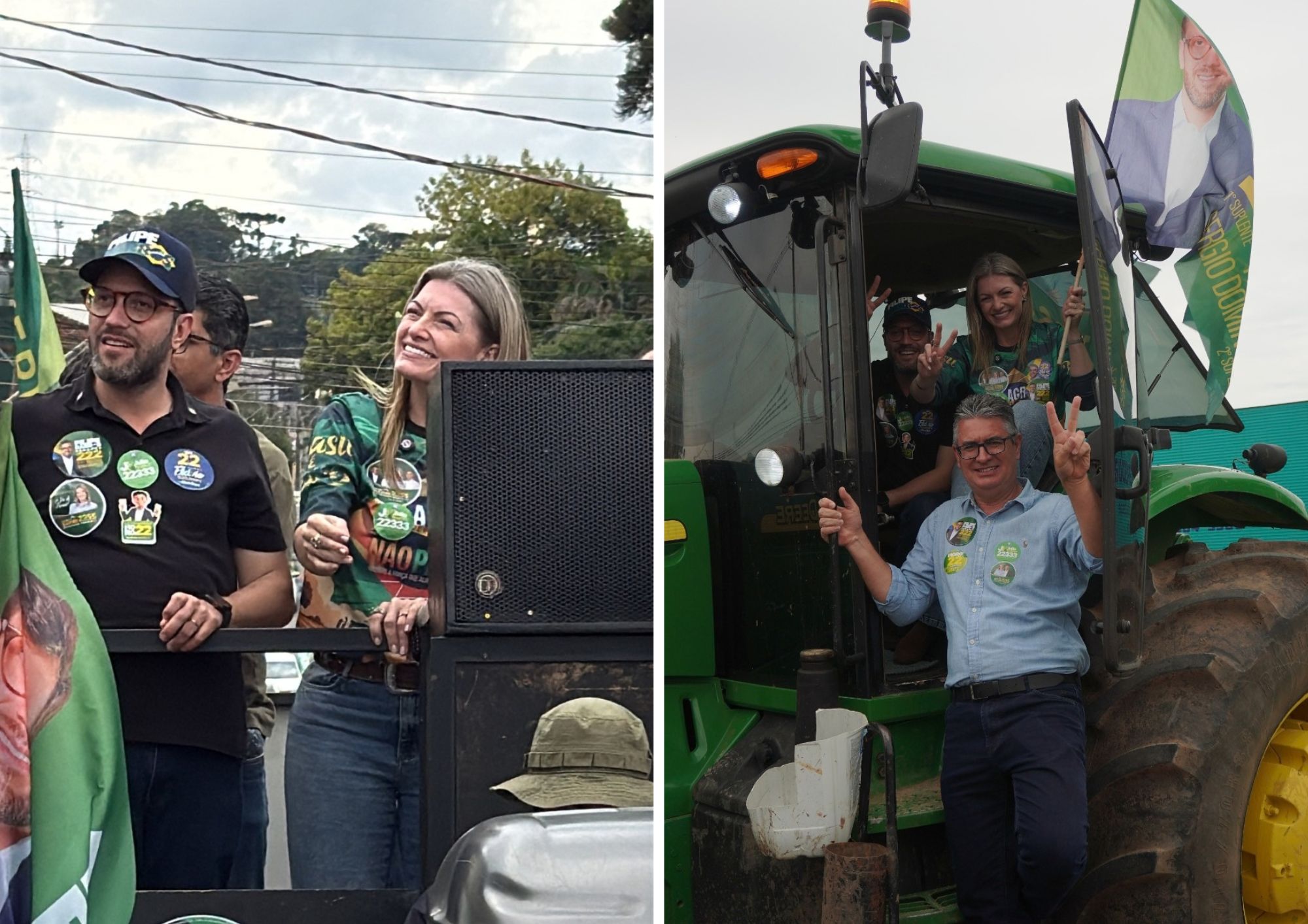 Aline Sleutjes encerra agenda nos Campos Gerais com carreata em Castro